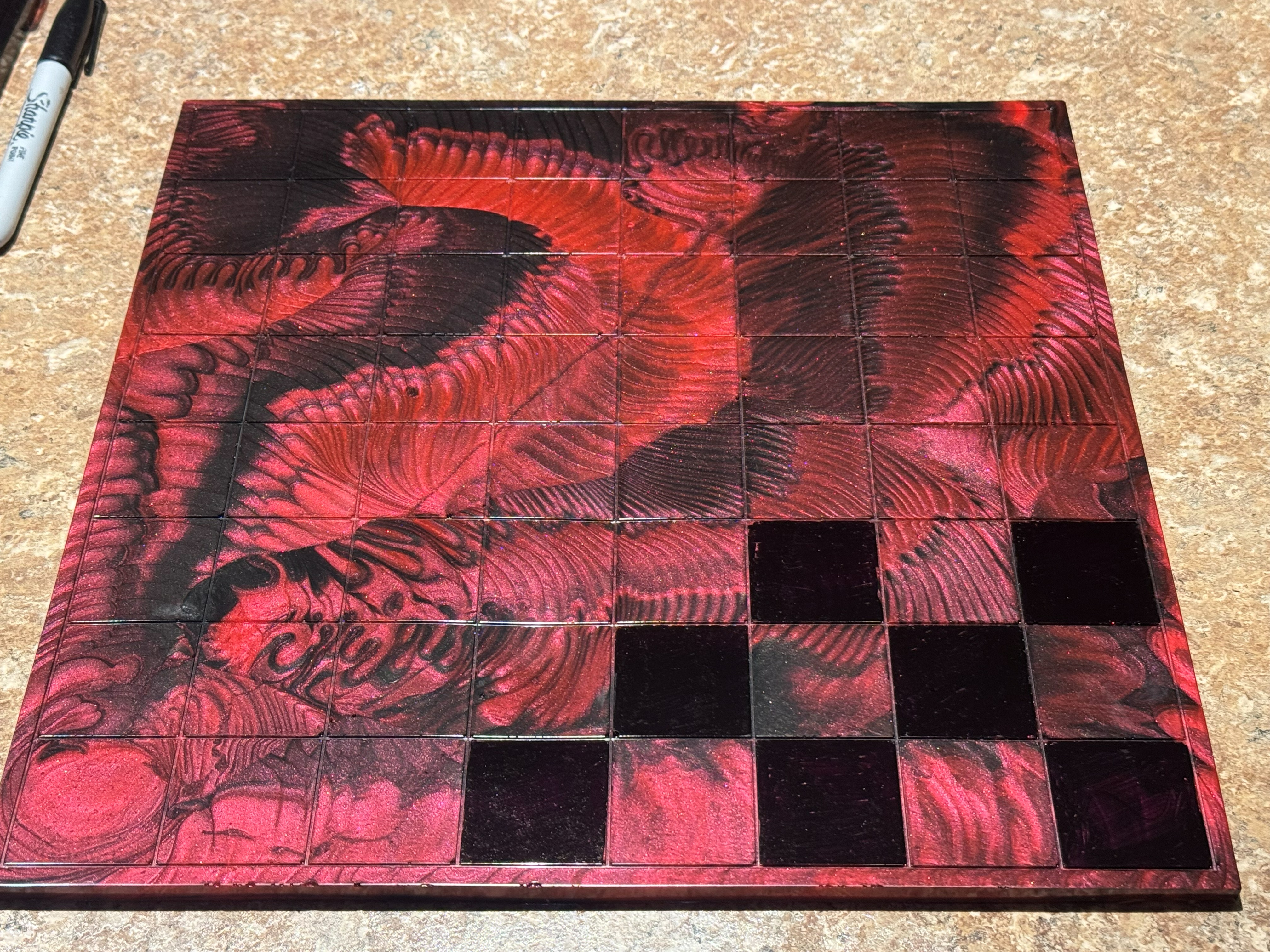 Chessboard design photo two